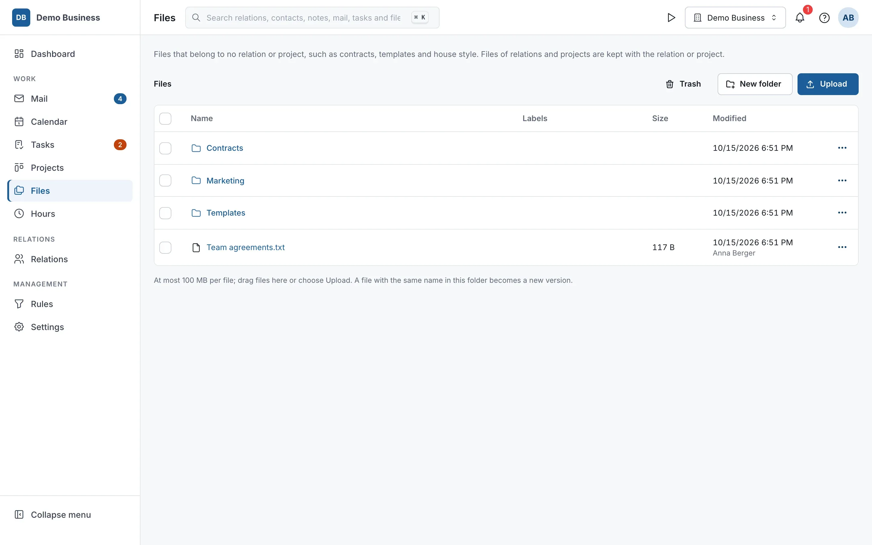 Files – Business